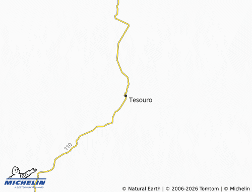 Mappa MICHELIN Tesouro - ViaMichelin