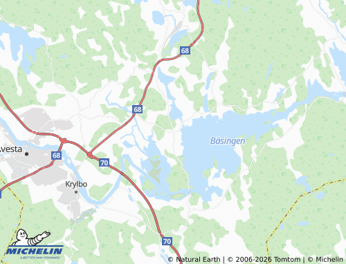 Mappa MICHELIN Folkärna - ViaMichelin