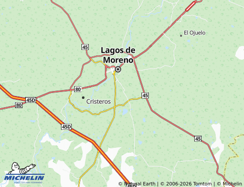 Mapa MICHELIN Jardines Universidad - ViaMichelin