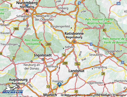 Mapa MICHELIN Kelheim - ViaMichelin