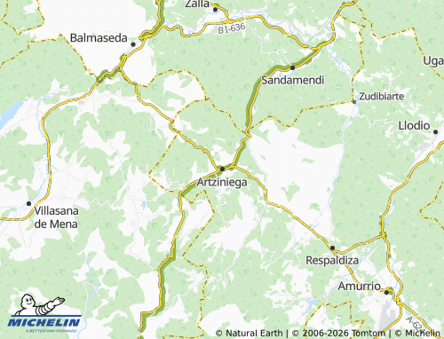 Mappa MICHELIN Artziniega - ViaMichelin