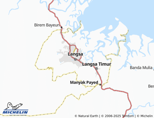 Carte MICHELIN Peukan Langsa - ViaMichelin