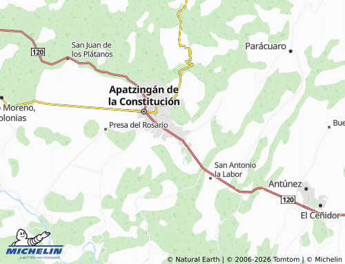 Mappa MICHELIN Revolución - ViaMichelin