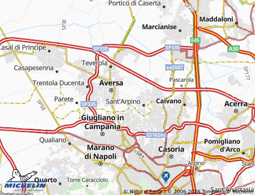 MICHELIN Cesa map - ViaMichelin