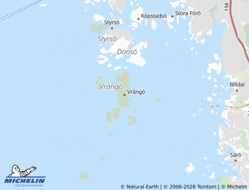 Mappa MICHELIN Vrångö - ViaMichelin