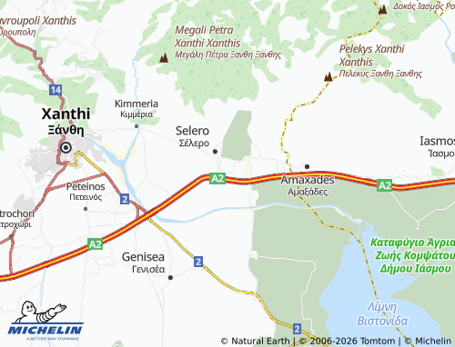 Carte MICHELIN Grigoro - ViaMichelin