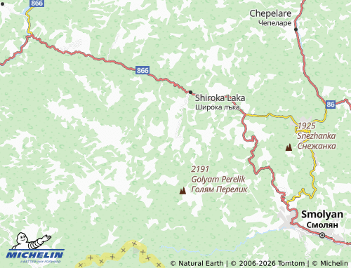 Mappa MICHELIN Magardzhitsa - ViaMichelin