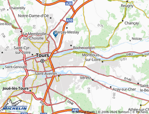 Mappa MICHELIN La Ville-aux-Dames - ViaMichelin
