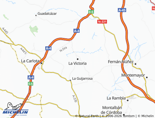 MICHELIN La Victoria map - ViaMichelin