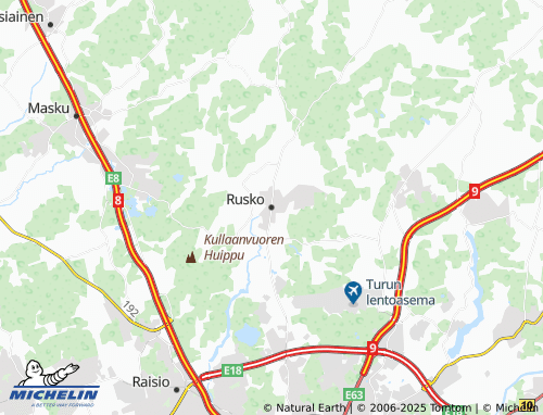 MICHELIN Rusko map - ViaMichelin