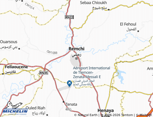 Carte MICHELIN Remchi - ViaMichelin