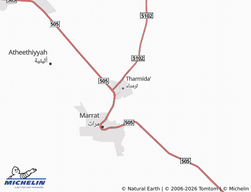 MICHELIN-Landkarte al-Alawa - ViaMichelin