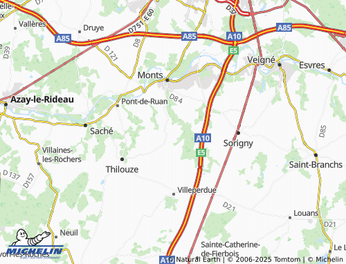 MICHELIN La Villière map - ViaMichelin