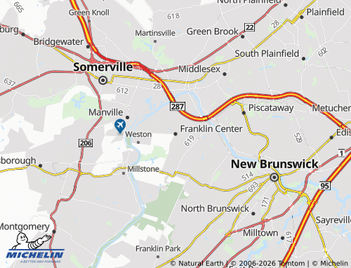 Mappa MICHELIN Franklin Center - ViaMichelin