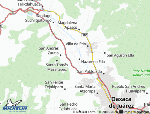 Mapa MICHELIN De Arriba - ViaMichelin