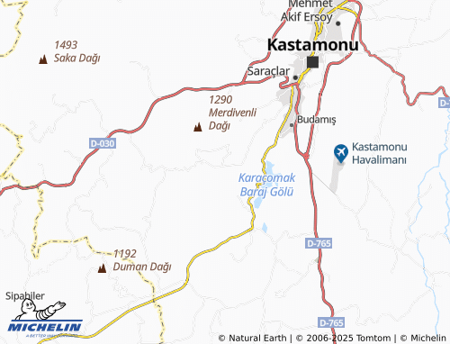 MICHELIN-Landkarte Alparslan - ViaMichelin