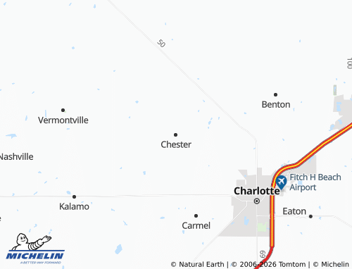 Kaart MICHELIN Chester - ViaMichelin