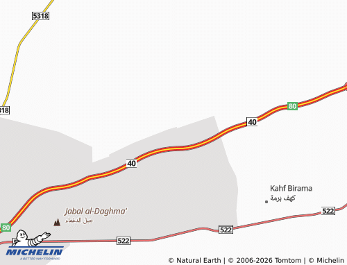 MICHELIN-Landkarte al-Rayah - ViaMichelin