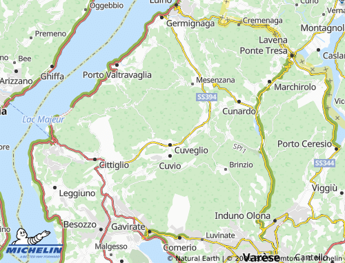 MICHELIN Duno map - ViaMichelin