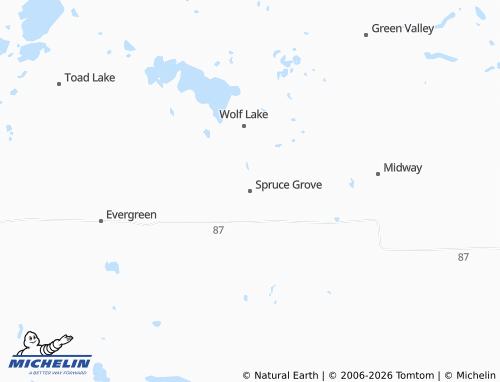 Mapa MICHELIN Spruce Grove - ViaMichelin