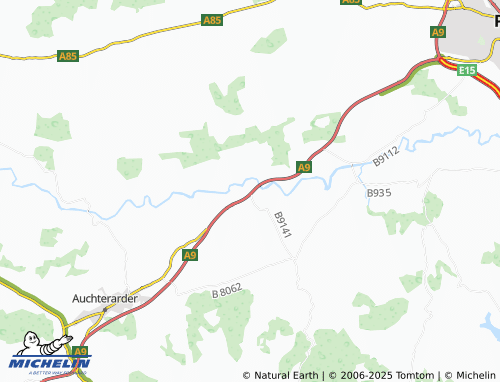 MICHELIN Broom of Dalreoch map - ViaMichelin