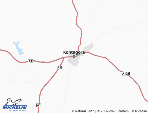 MICHELIN Kontagora map - ViaMichelin