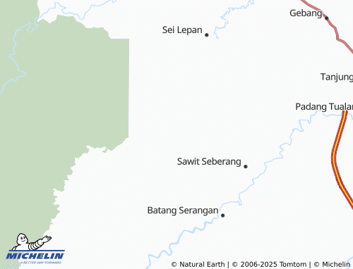 MICHELIN Sawit Hulu map - ViaMichelin
