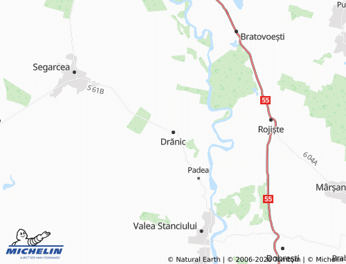 Mappa MICHELIN Drănic - ViaMichelin