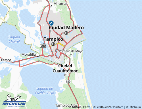 Mapa MICHELIN Primero de Mayo - ViaMichelin