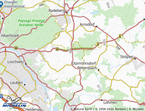 Mappa MICHELIN Alt-Rossendorf - ViaMichelin