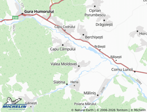 Mappa MICHELIN Mironu - ViaMichelin