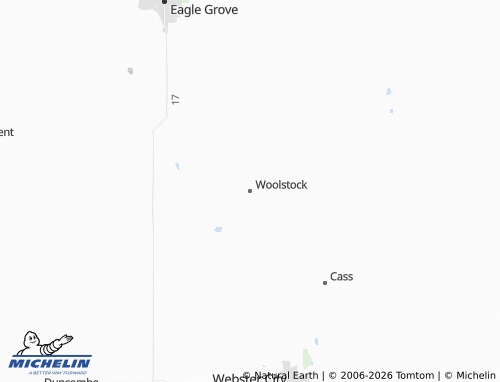 Mapa MICHELIN Woolstock - ViaMichelin