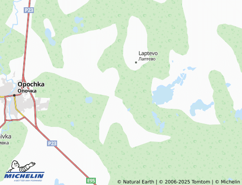 MICHELIN Men'shikovo map - ViaMichelin