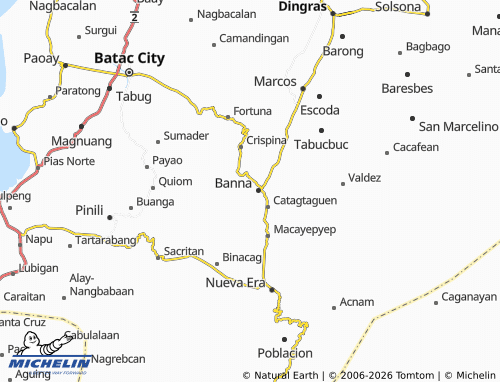 MICHELIN Nagpatayan map - ViaMichelin