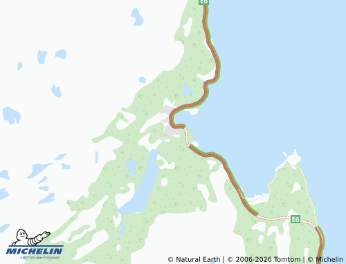 MICHELIN Talvik map - ViaMichelin
