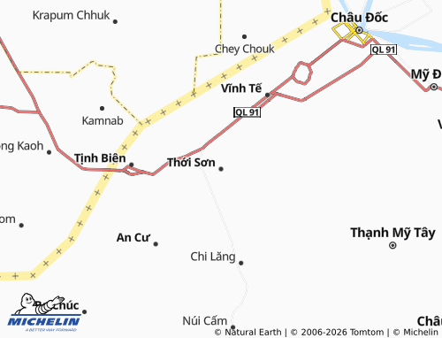 Mappa MICHELIN Thới Sơn - ViaMichelin