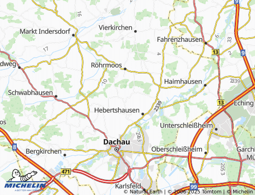 Kaart MICHELIN Unterweilbach - ViaMichelin