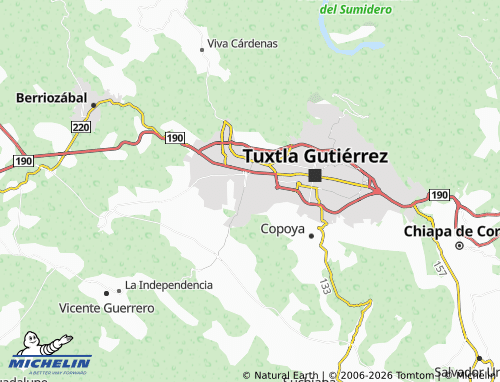 Mapa MICHELIN Solidaridad La Curul - ViaMichelin