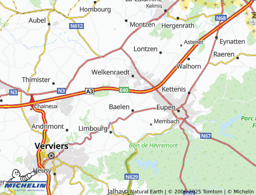 Carte MICHELIN Heggen - ViaMichelin