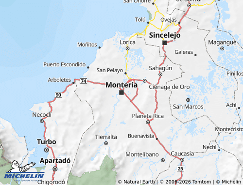 Carte MICHELIN Córdoba - ViaMichelin