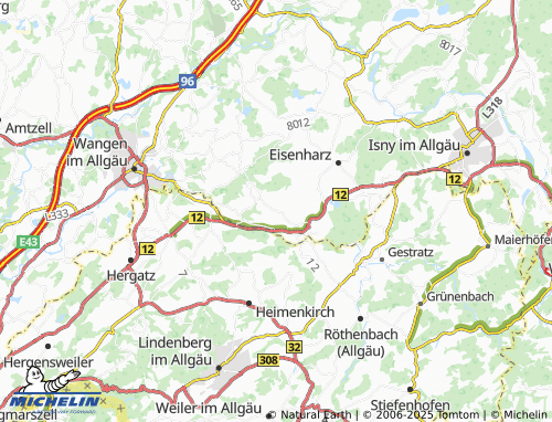 Mapa MICHELIN Reute - ViaMichelin