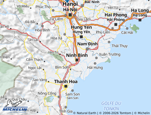 Mapa MICHELIN Hoa Lư - ViaMichelin