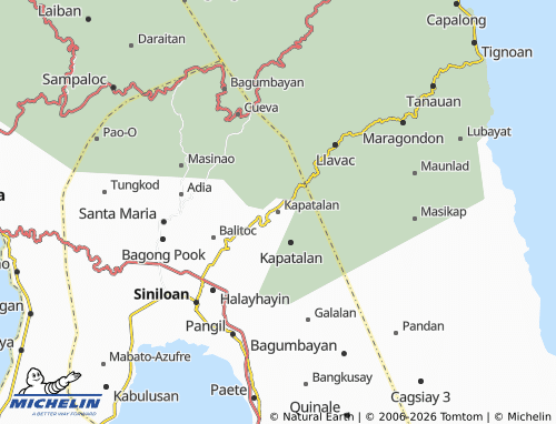 MICHELIN Kapatalan map - ViaMichelin