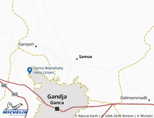 MICHELIN-Landkarte Samux - ViaMichelin