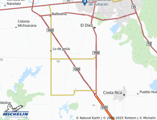 MICHELIN La Flor Localidad map - ViaMichelin