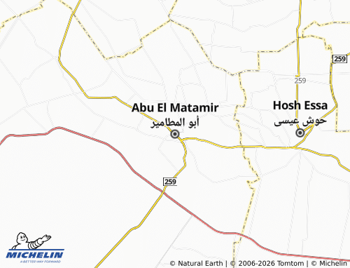 Mapa MICHELIN Abu El Matamir - ViaMichelin