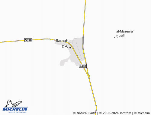 Carte MICHELIN al-Wuroud - ViaMichelin
