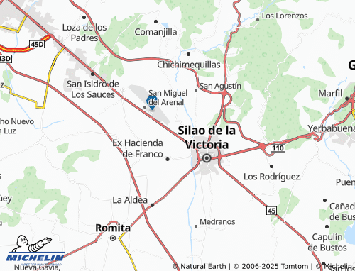 MICHELIN Nuevo México map - ViaMichelin