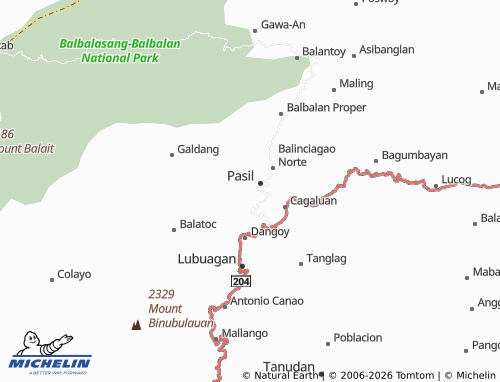MICHELIN Magsilay map - ViaMichelin