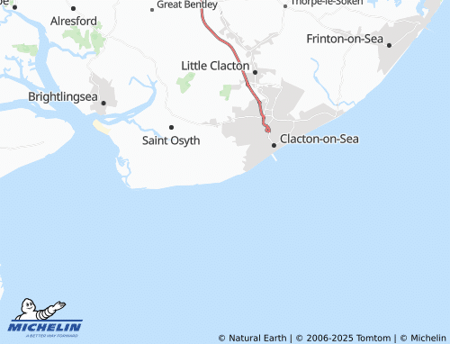 MICHELIN Jaywick map - ViaMichelin